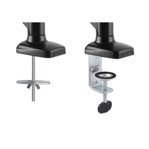 Soporte monitor Manhattan 462495 Gas-Spring 17 a 32 pulgadas 9 kg ajuste total