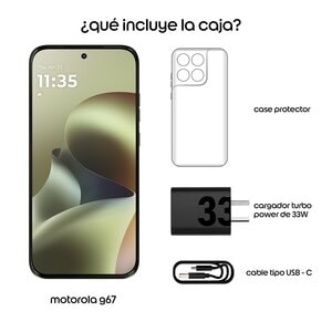Smartphone Motorola Moto G67 5G PBAT0015CO, 8GB RAM, 256GB, 5200 mAh