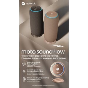 Producto de audio Motorola PG38C07844 Moto Sound Flow, Pantone Carbon negro