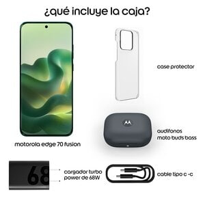 Celular Motorola PBBB0050CO Moto Edge 70 Fusion, 8GB/256GB, Moto Buds