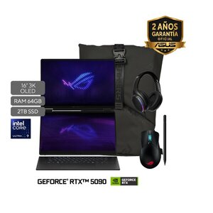 Portátil Asus Rog Zephyrus Duo 16 GX651AX-SR134W Core Ultra 9, 64GB, 2TB SSD