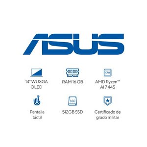 Portátil Asus Zenbook 14 UM3406GA-QL125 Ryzen AI 7 445, 16GB, 512GB SSD