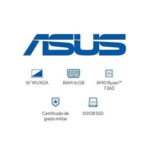 Portátil Asus Vivobook S16 M3607HA-RP009 Ryzen 7 260 16GB 512GB SSD