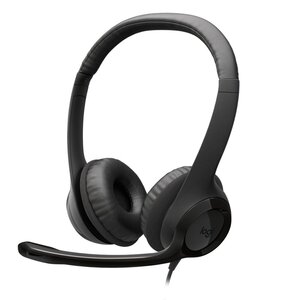Audífonos Logitech H390 981-001575 USB-C, estéreo, cancelación de ruido