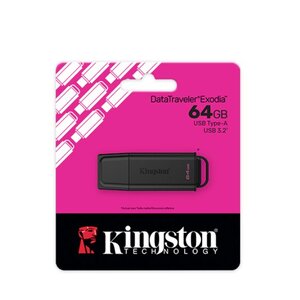 Memoria USB Kingston DTXG2/64GB DataTraveler Exodia, 64GB, USB 3.2 Gen 1