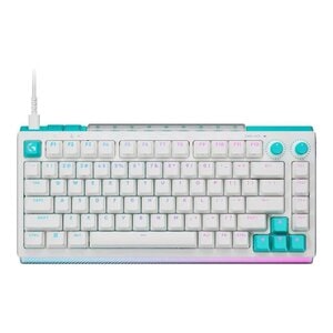 Teclado gaming Logitech G512 X 75 cable USB, RGB y mecánico blanco