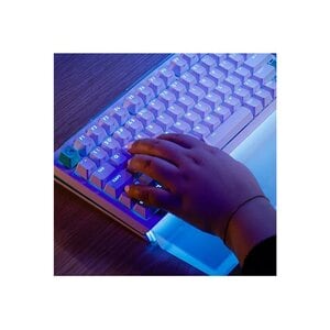 Teclado gaming Logitech G512 X 75 cable USB, RGB y mecánico blanco
