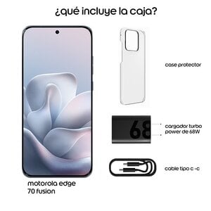 Celular Motorola PBBB0093CO Moto Edge 70 Fusion, 12GB/256GB, celeste