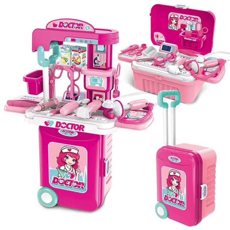 Set Doctora 3 en 1 Maleta con Ruedas