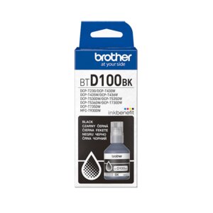 Botella de tinta Brother BTD100BKMEX original, inyección