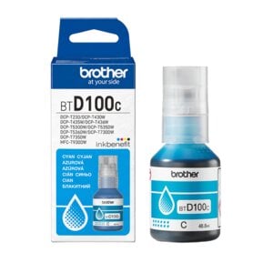 Botella de tinta Brother BTD100C, inyección de tinta original