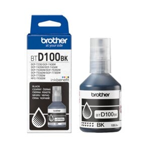 Botella de tinta Brother BTD100BK negro, inyección, 7500 páginas
