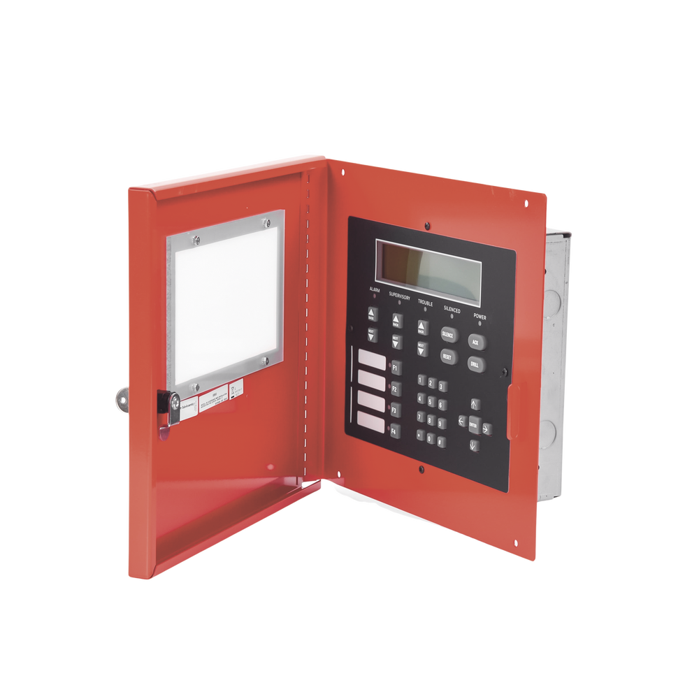Anunciador remoto de 4X40 caracteres con 4 teclas de función programables para paneles Silent Knight Serie 6000