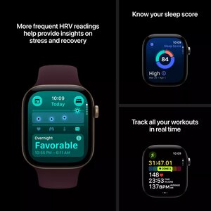 Smartwatch Apple Watch Series 12 MJEG4CL/A 42 mm aluminio, bronce oscuro y oliva