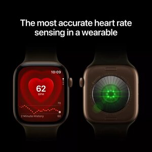 Smartwatch Apple Watch Series 12 MJED4CL/A 42 mm aluminio, dorado claro y arena