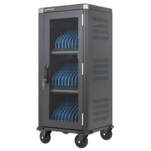 Gabinete de carga USB-C Manhattan 181525 30 puertos, 30 W/puerto, 14 pulgadas