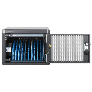 Estación de carga USB-C Manhattan 181501 10 bahías, 350 W, 14 pulgadas