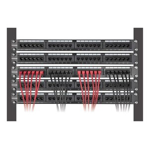 Pack cables patch Cat6 Intellinet 744812 0.5 m, 10G, rojo