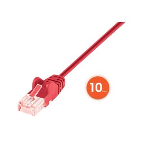 Pack cables patch Cat6 Intellinet 744829 0.9 m, 10G, rojo