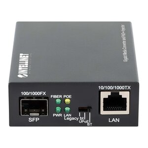 Conversor de medios Intellinet 509688 Gigabit, PoE++ 95 W, RJ45 y SFP