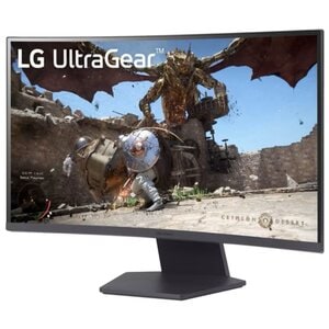 Monitor Lg UltraGear 27GS60QC-B.AWPQ 27", QHD, curvo 1000R, 180 Hz