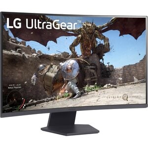 Monitor Lg 32GS60QC-B.AWPQ 32 pulgadas curvo QHD 180 Hz panel VA