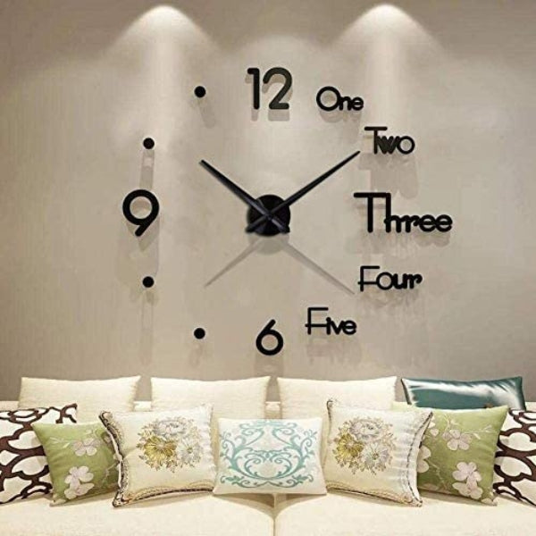 Reloj 3d diy de pared diseño creativo s