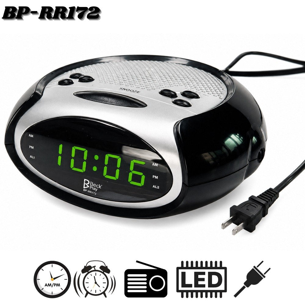 Radio Reloj Despertador Digital Bp- Rr17
