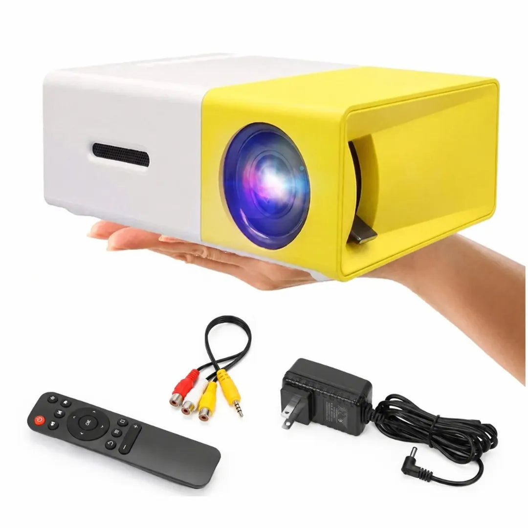 Mini proyector led video yg300 portatil