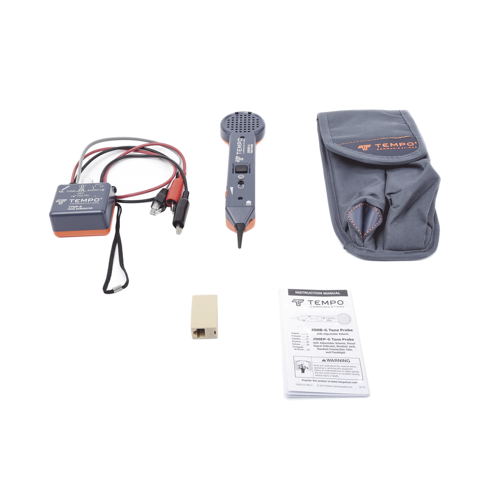 Generador de Tonos Profesional con Amplificador Inductivo para cable de red