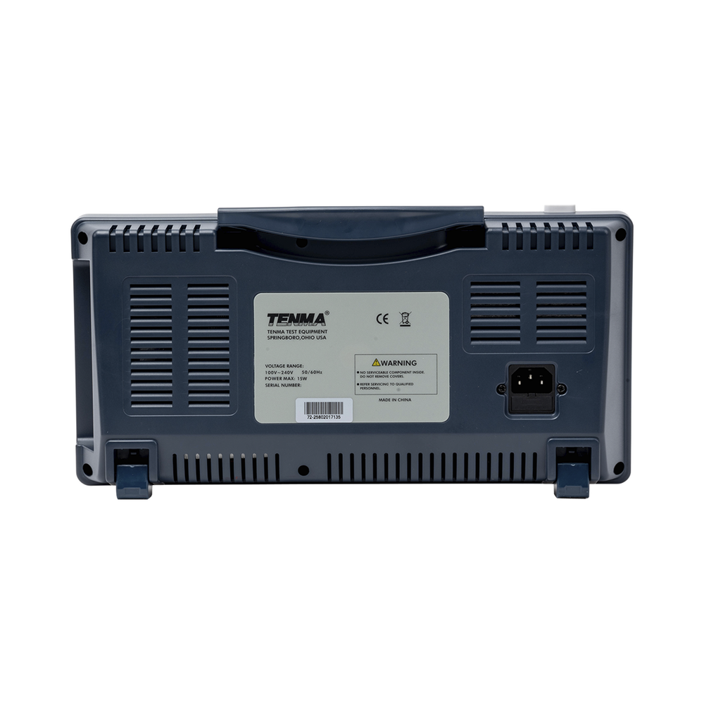 TENMA Compact Analog Oscilloscope, 2 Channels, 30 MHz.