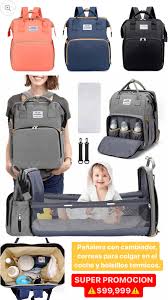 Pañalera + chupo alimentador para bebe