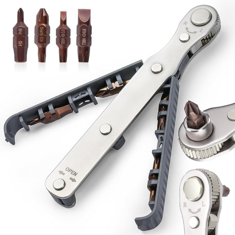 Kit de destornillador de trinquete