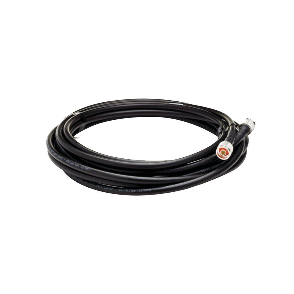 Cable Coaxial de 7.6 mts con conector N macho para conexión de Antenas GSM Honeywell