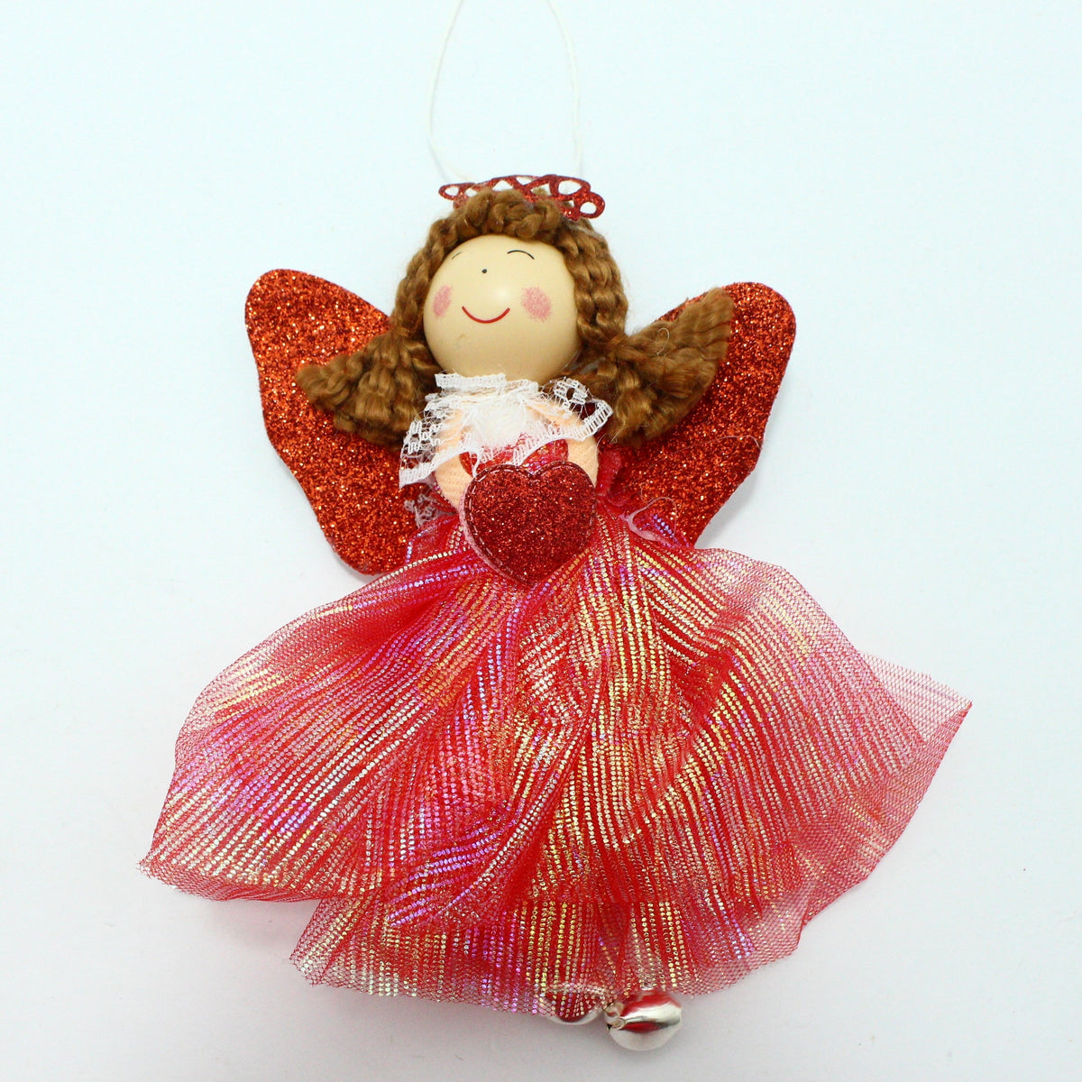 Angelitos navideños en colores.