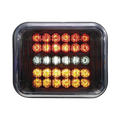 Bisel de luz led 7x9  con  funciones de  parada / giro / cola / reversa todo en uno