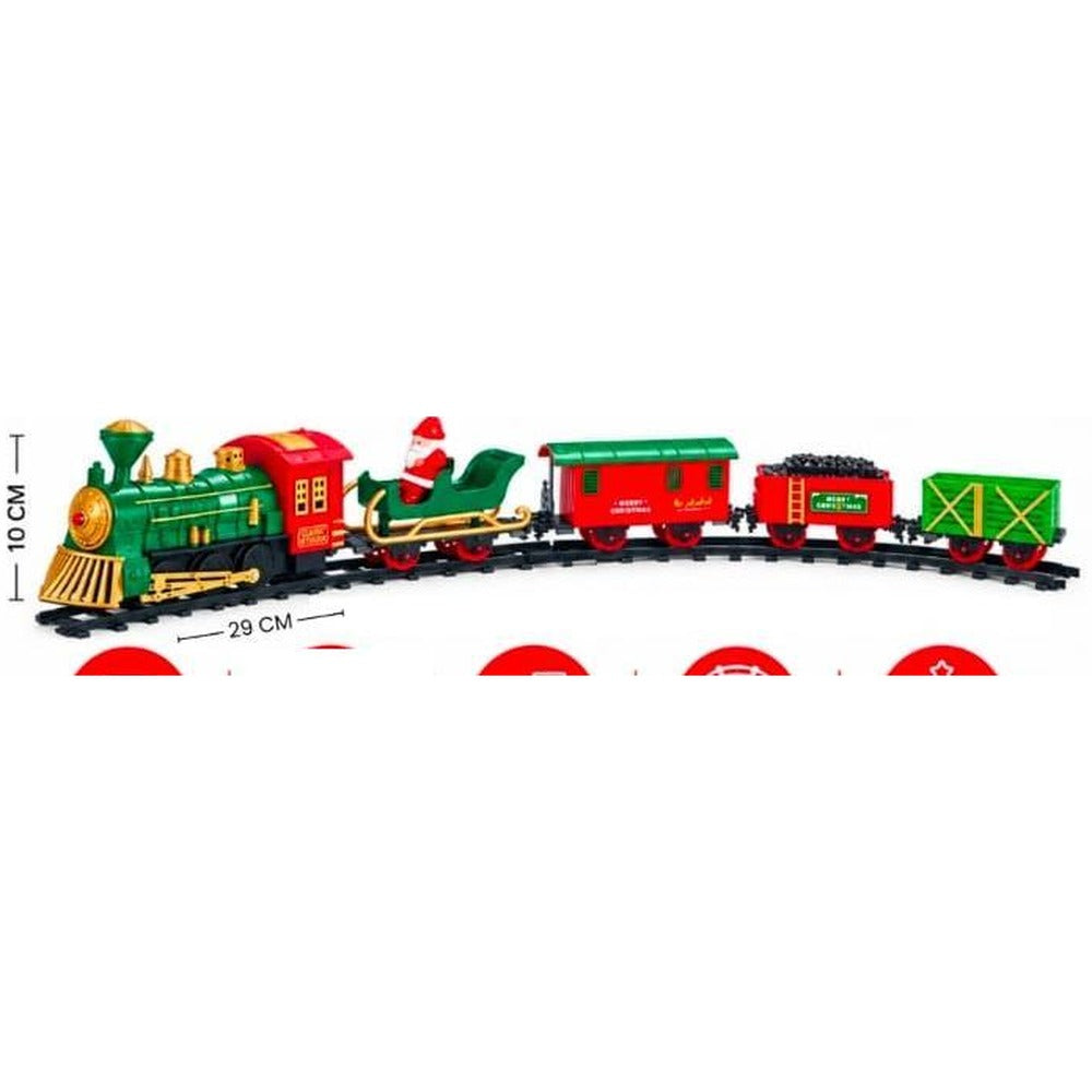 Pista de Tren Navideño 280 cm