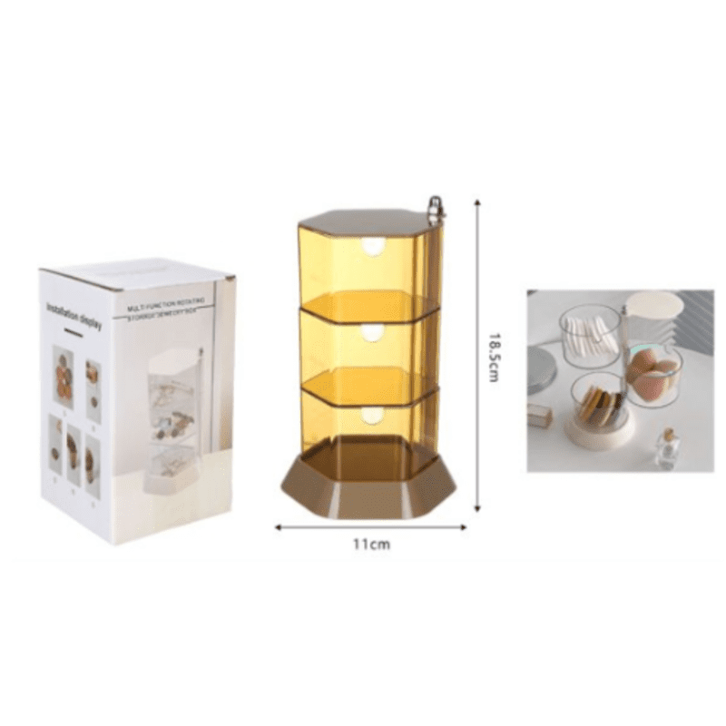 Organizador joyeria estante giratorio
