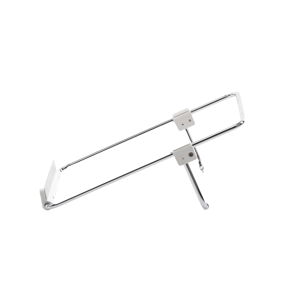 Soporte para Laptop / Plegable / Ajustable de 87 a 131 mm / Amplia compatibilidad 11''-16'' / Capacidad de carga 20 KG / Antideslizante /  Ultra Ligero / Metal / ABS / Silicona / Color Plata