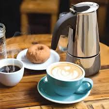 Cafetera Prensa Italiana Acero Inoxidabl