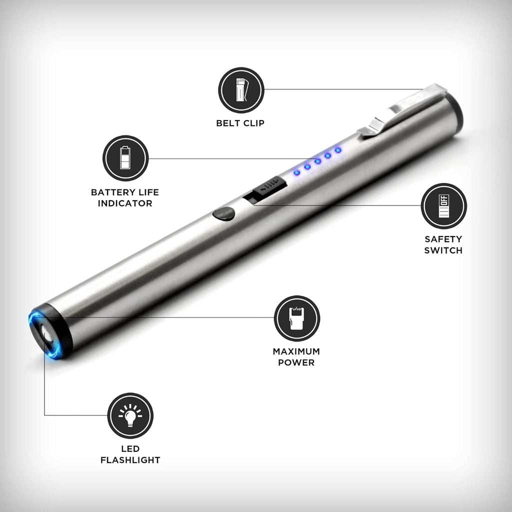 Lapiz taser con linterna