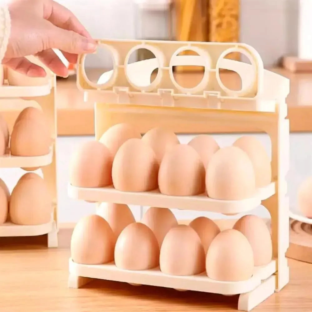 Organizador de huevos plegable em
