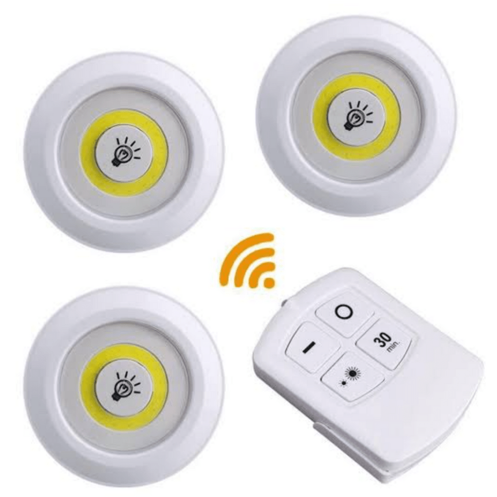 Luces led juego x 3 + control