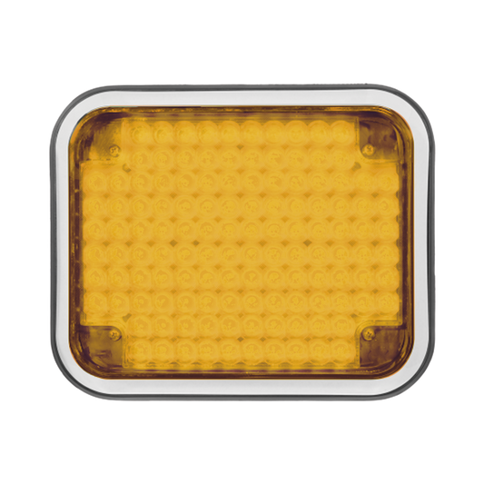 Luz perimetral LED ambar 7x9 con bisel