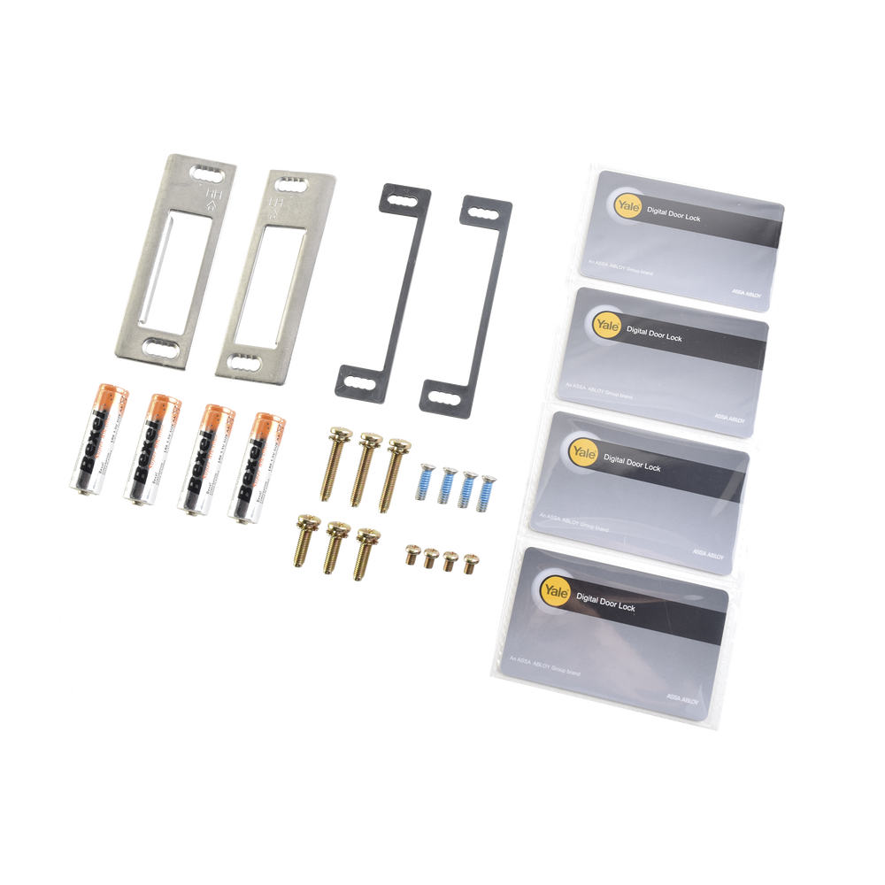 Touchscreen Mortise Keypad Lock, Opens with Cards or PIN. Works without Keys!
