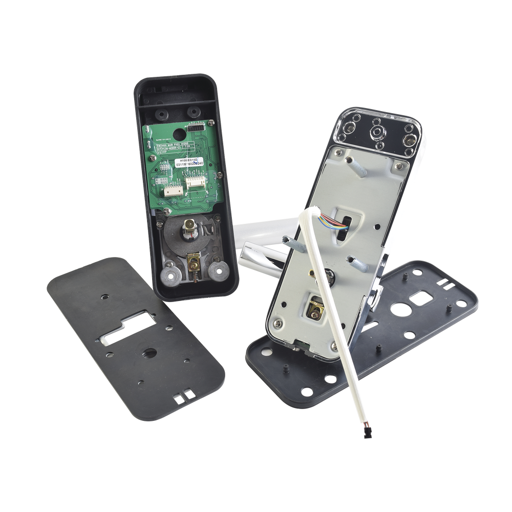 Touchscreen Mortise Keypad Lock, Opens with Cards or PIN. Works without Keys!