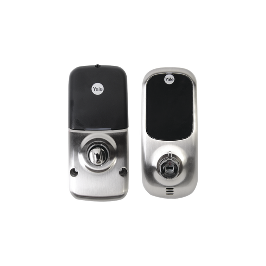 Kit de Hub con Cerradura YRL221 Real Living con Manija: Código y apertura SMARTPHONE en cualquier parte el Mundo
