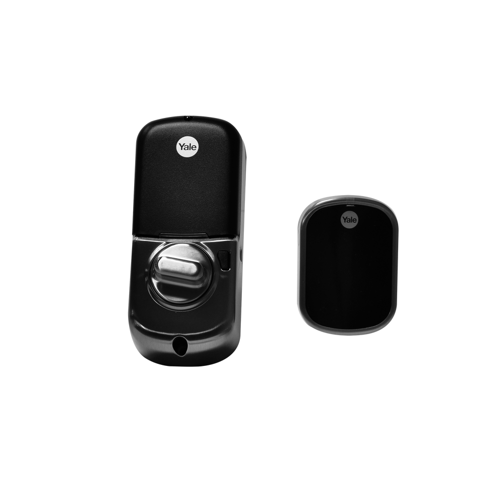 ASSURE YRD256 Lock, Satin Nickel/Keypad/For Left or Right Doors 35 to 57 mm Thick/Opening by Smartphone
