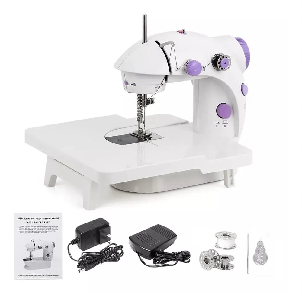 Máquina de coser mini con mesa tc