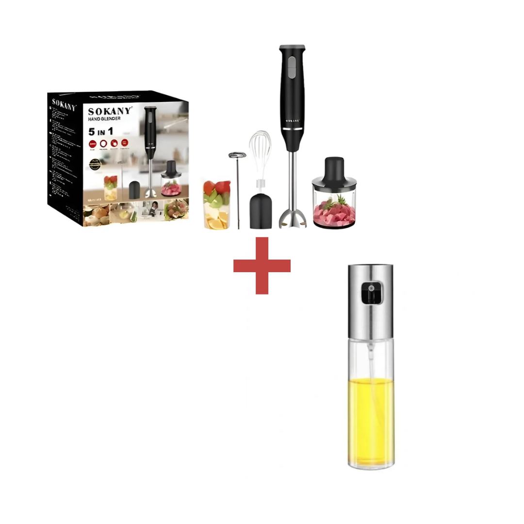 Picatodo Sokany 5 en 1 + Spray Aceite